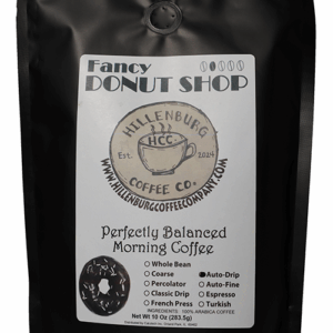 Fancy Donut Shop – Medium Balance Breakfast or anytime Coffee.